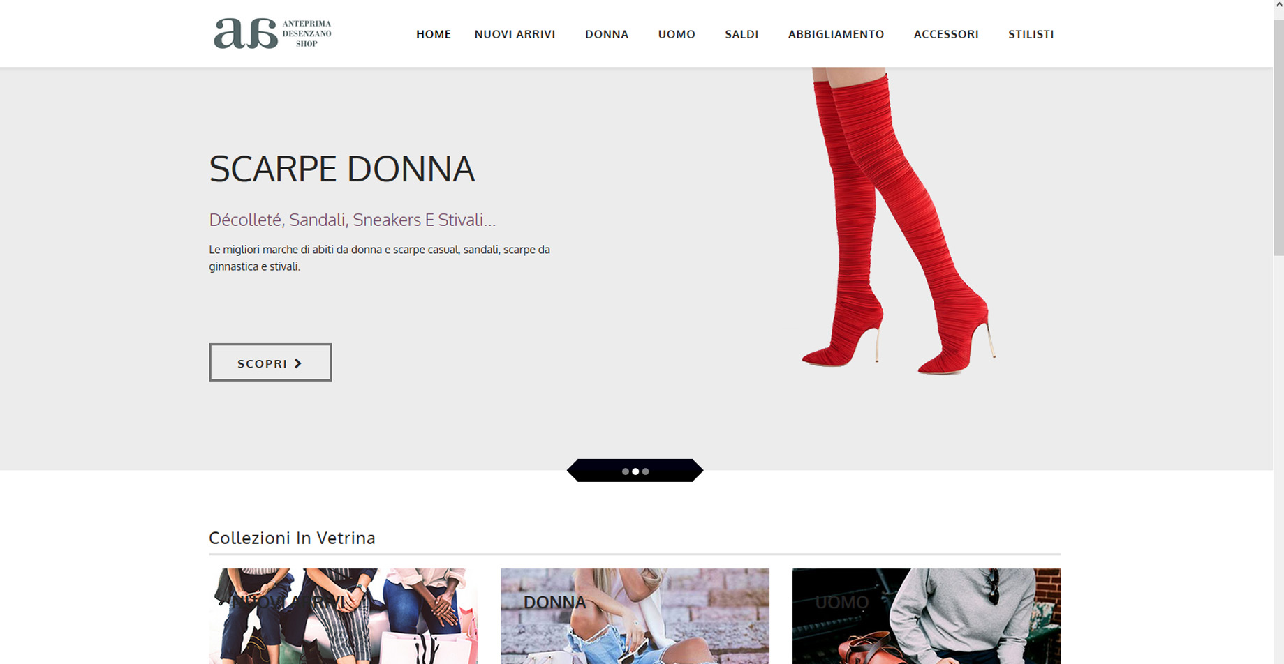 immagine del sito Anteprima Desenzano Shop